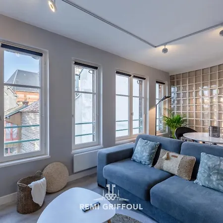 Les Armateurs Charming Gem In The Center Private Parking 2 Guest Ονφλέρ